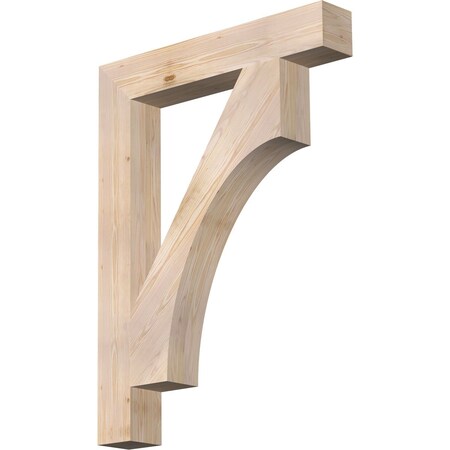 Ekena Millwork Westlake Block Smooth Bracket, Douglas Fir, 5 1/2"W x 36"D x 48"H BKT06X36X48WTL05SDF